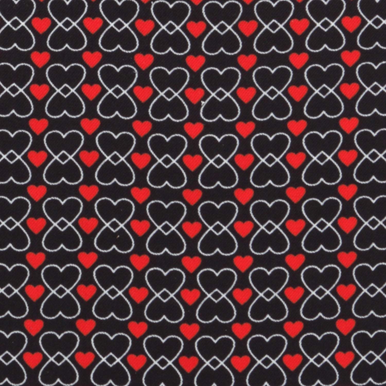 Intertwined Hearts Pocket Square - Cufflinks.com - Flyclothing LLC