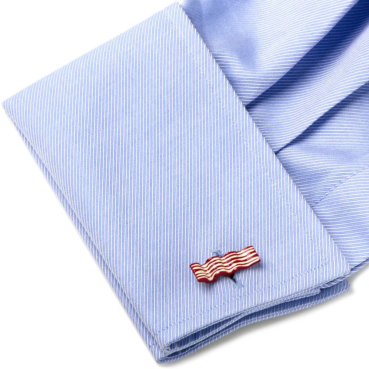 Bacon and Eggs Breakfast Cufflinks - Cufflinks.com - Flyclothing LLC
