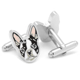 Boston Terrier Cufflinks - Cufflinks.com - Flyclothing LLC
