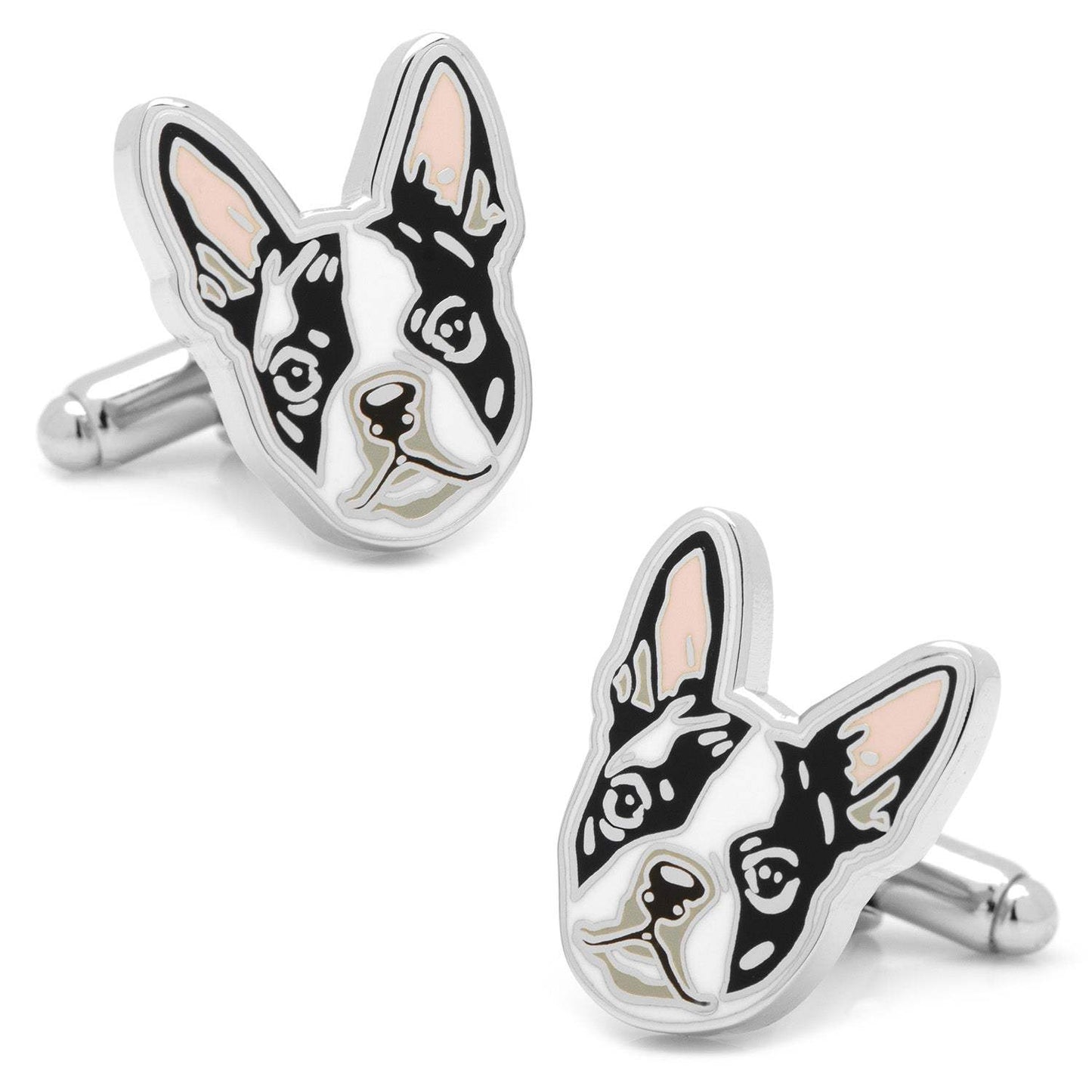 Boston Terrier Cufflinks - Cufflinks.com - Flyclothing LLC