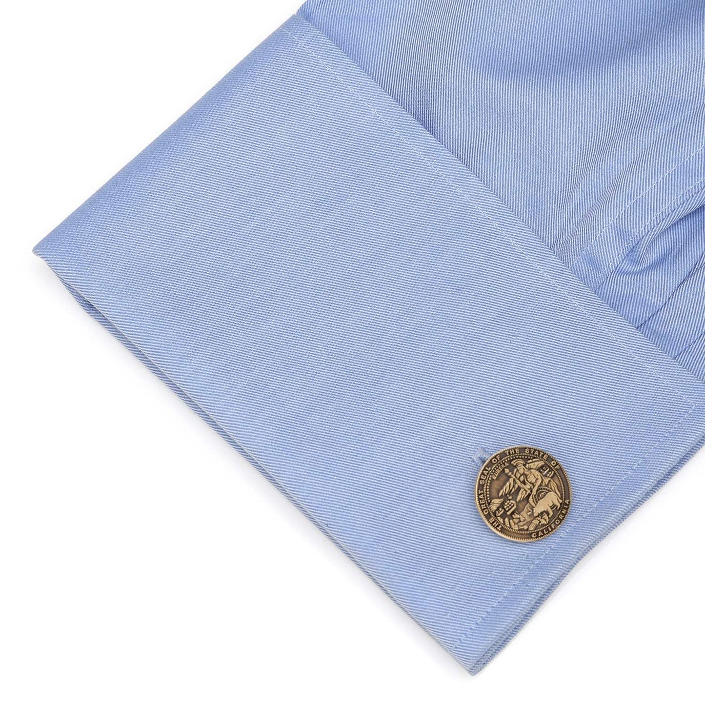 California Seal Embossed Cufflink - Cufflinks.com - Flyclothing LLC