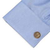 California Seal Embossed Cufflink - Cufflinks.com - Flyclothing LLC