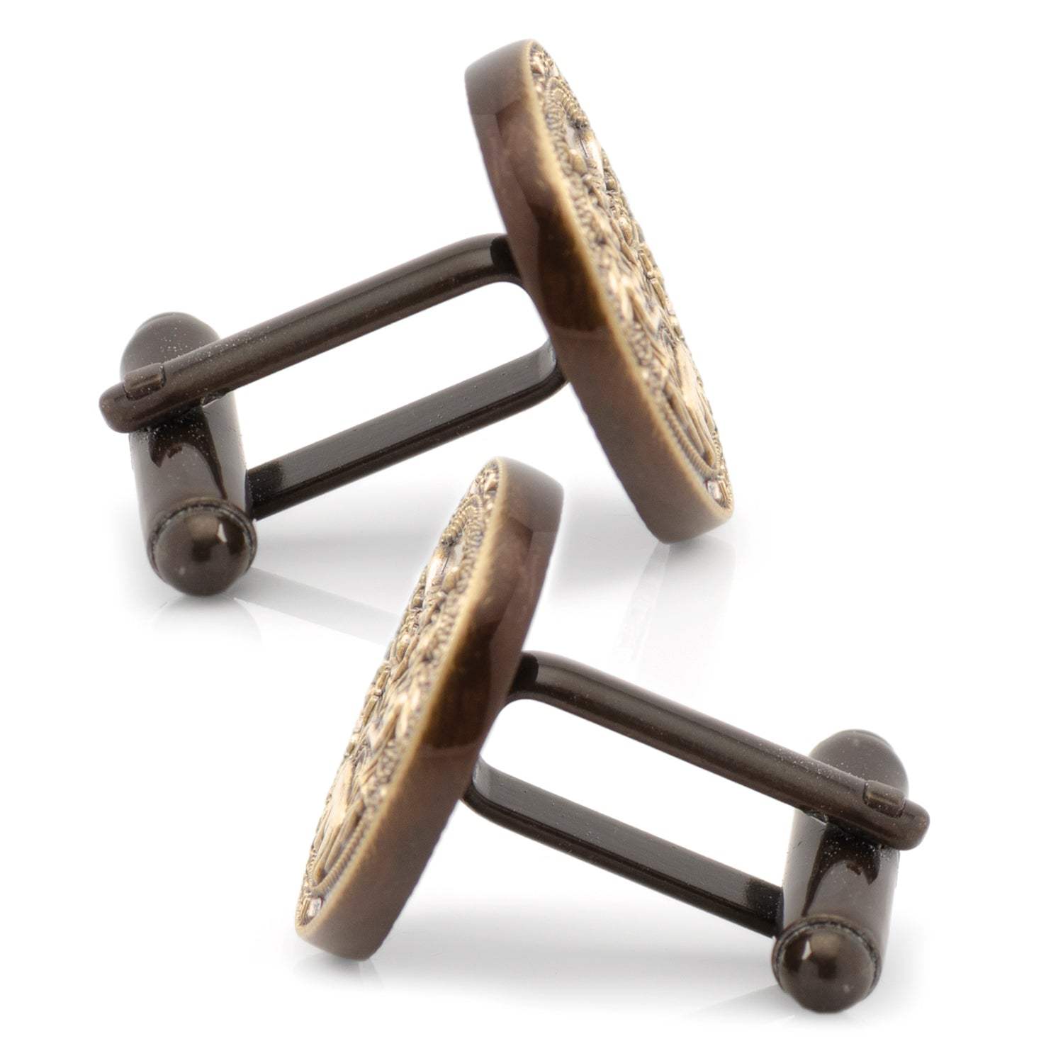 California Seal Embossed Cufflink - Cufflinks.com - Flyclothing LLC