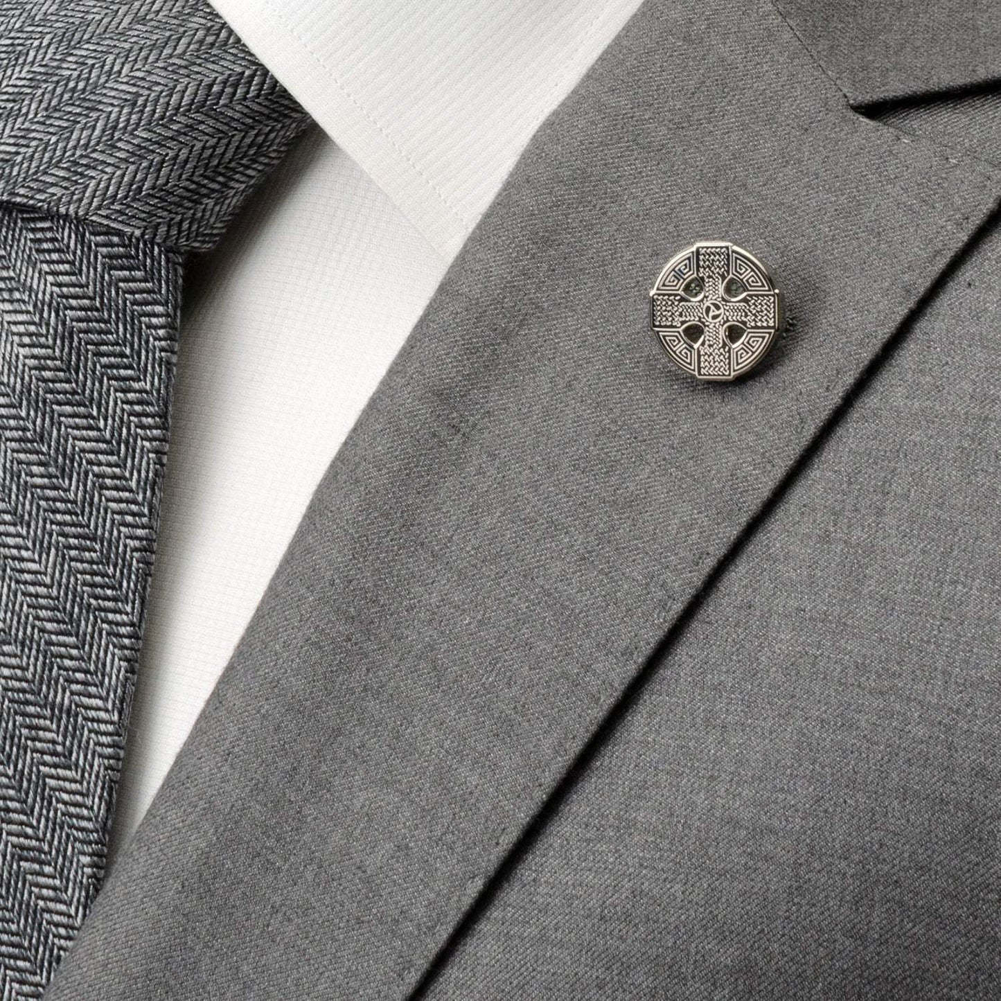 Celtic Cross Lapel Pin - Cufflinks.com - Flyclothing LLC