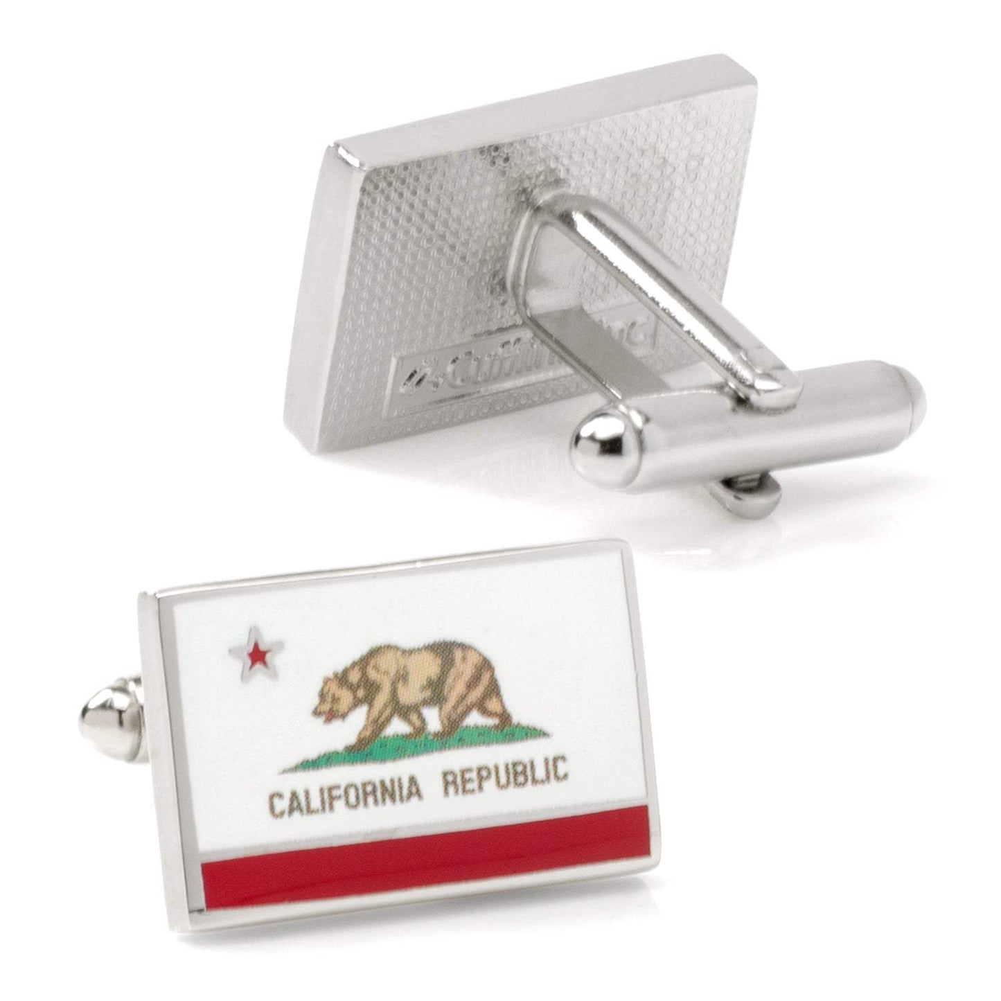 California State Flag Cufflinks - Cufflinks.com - Flyclothing LLC