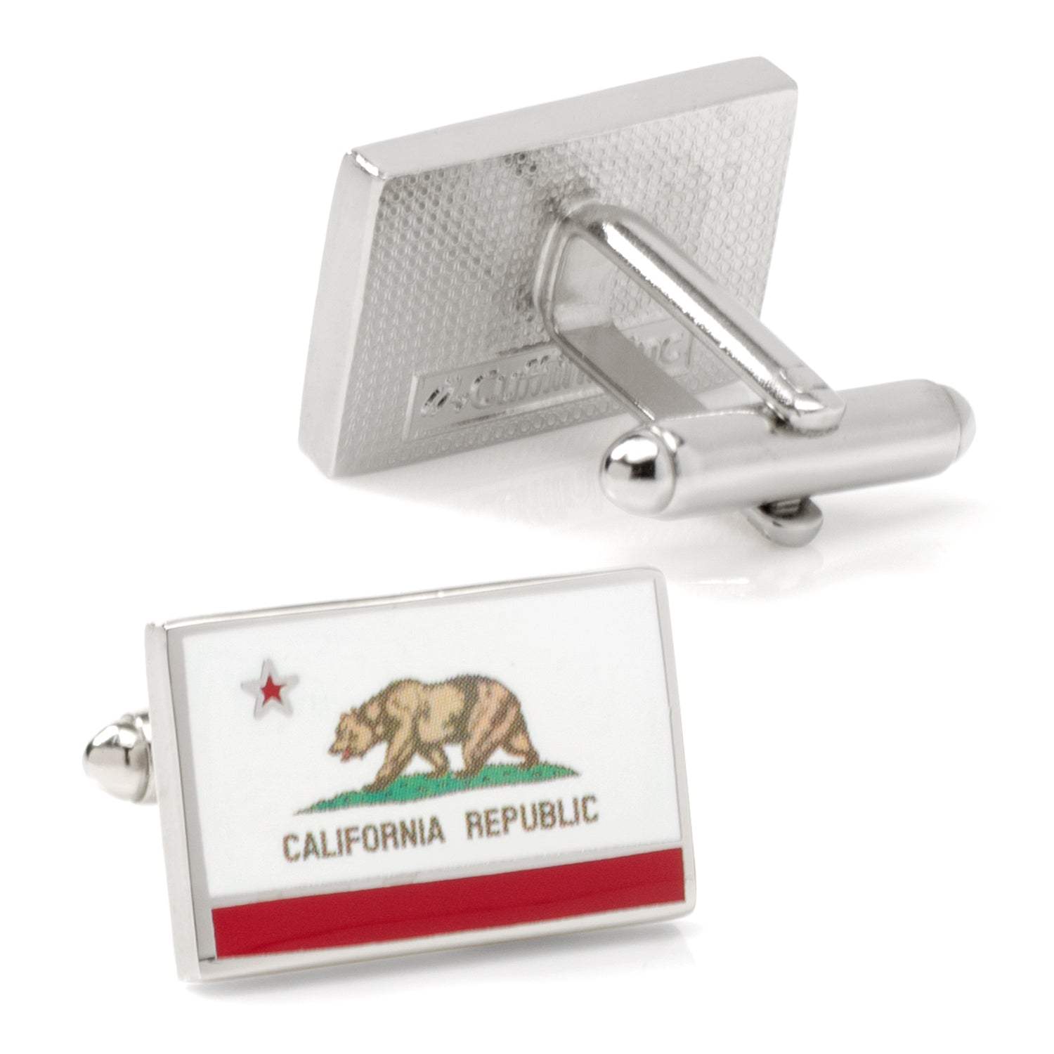 California State Flag Cufflinks - Cufflinks.com - Flyclothing LLC