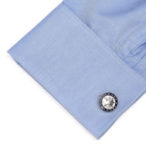 Blue Compass Cufflinks - Cufflinks.com - Flyclothing LLC