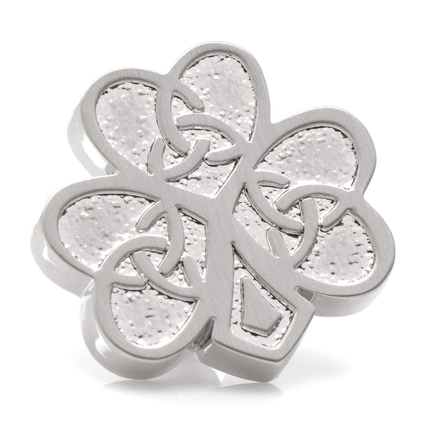 Celtic Knot Shamrock Lapel Pin - Cufflinks.com