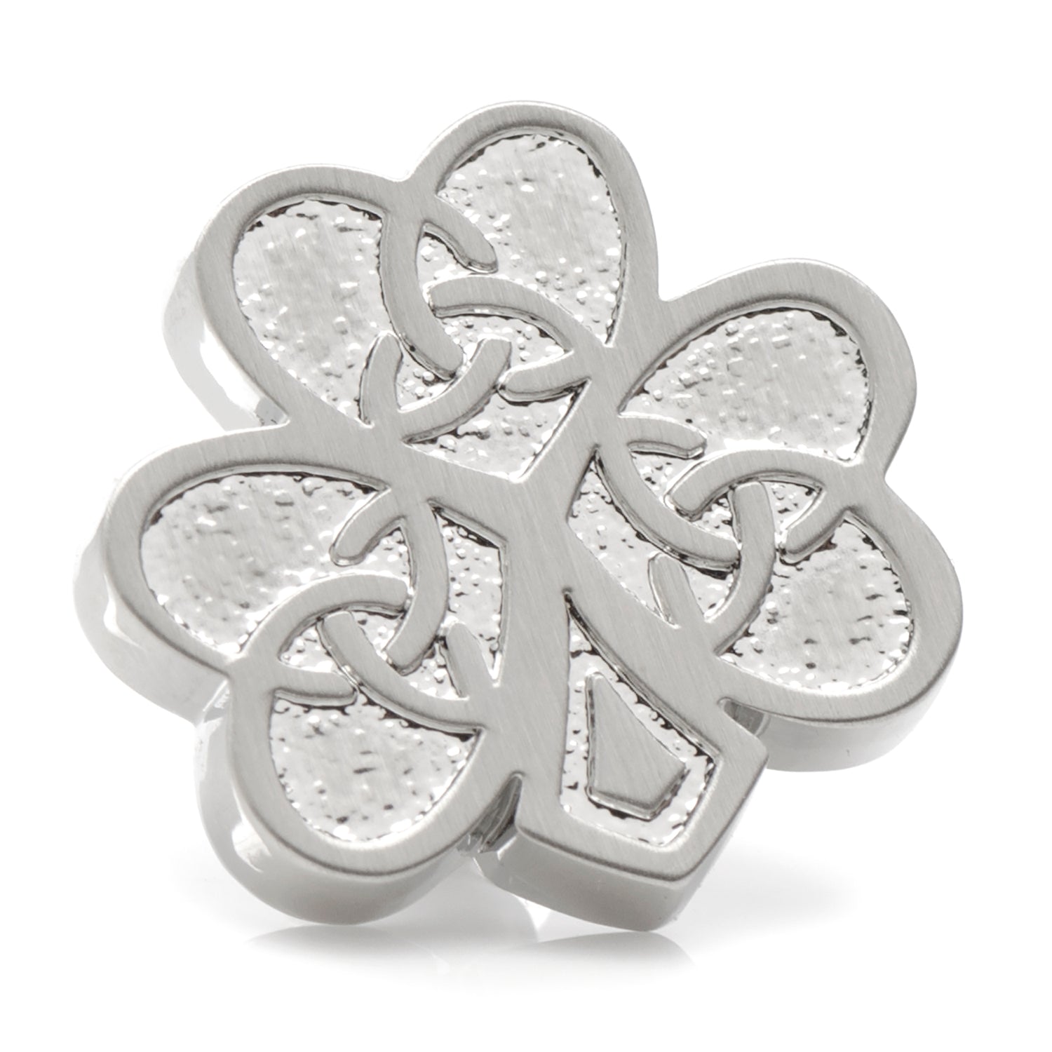 Celtic Knot Shamrock Lapel Pin - Cufflinks.com