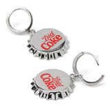 Diet Coke Bottle Cap Earrings - Cufflinks.com - Flyclothing LLC