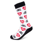 Diet Coke White Dress Socks - Cufflinks.com - Flyclothing LLC