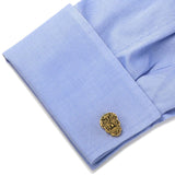 Gold Day of the Dead Cufflinks - Cufflinks.com - Flyclothing LLC