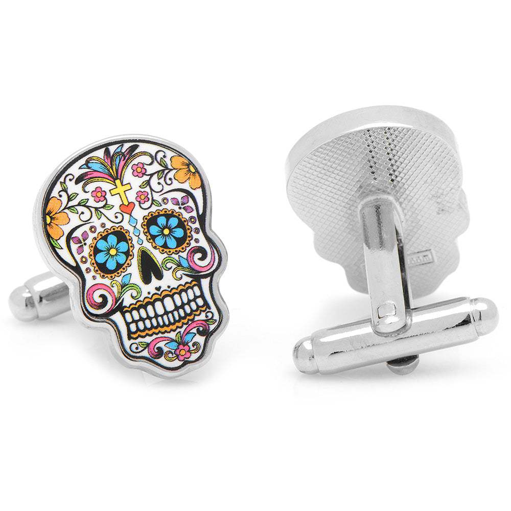Day of the Dead Skull Cufflinks - Cufflinks.com - Flyclothing LLC