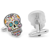 Day of the Dead Skull Cufflinks - Cufflinks.com - Flyclothing LLC