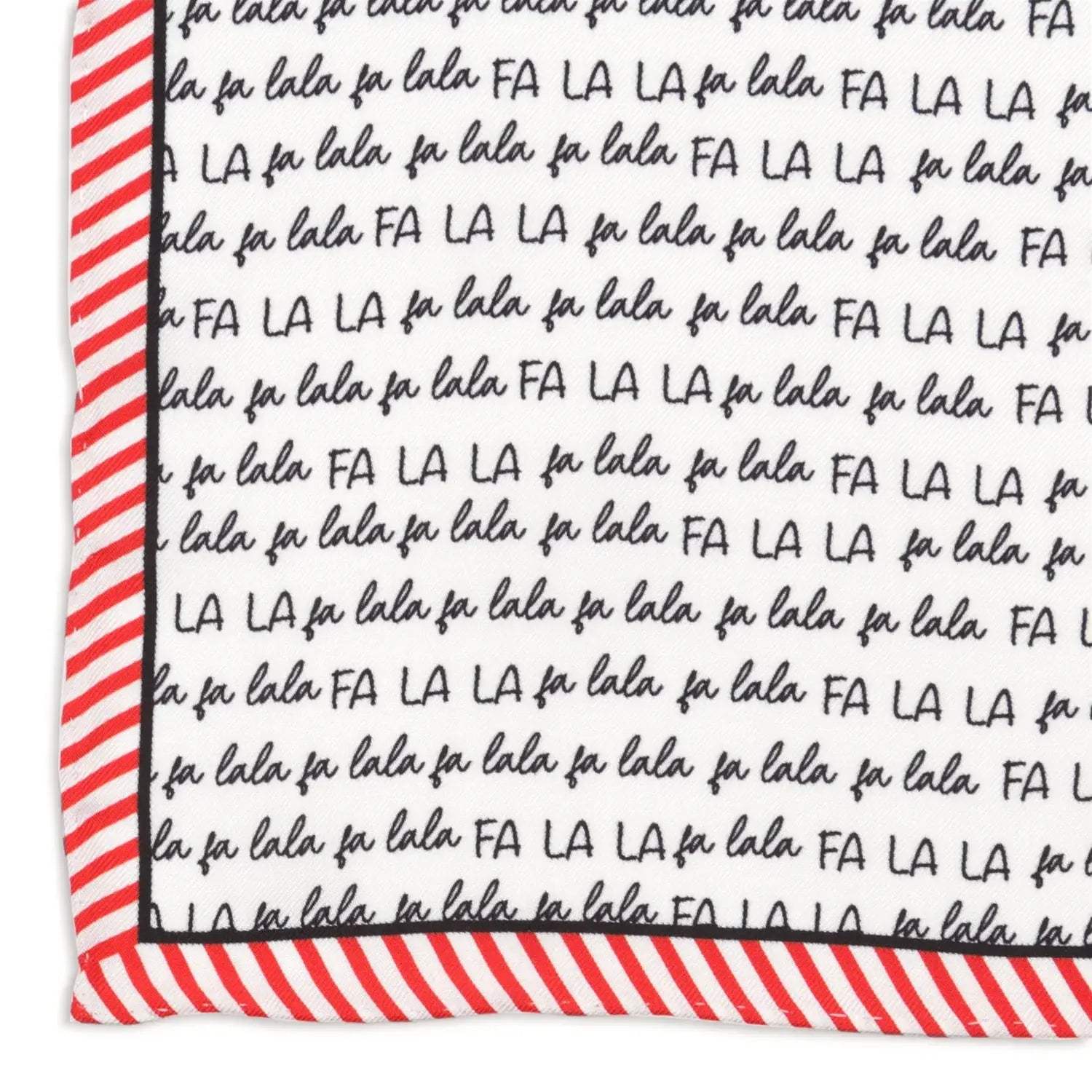 Fa La La Holiday Pocket Square - Cufflinks.com - Flyclothing LLC