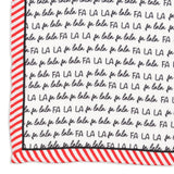 Fa La La Holiday Pocket Square
