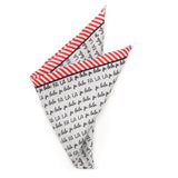 Fa La La Holiday Pocket Square - Cufflinks.com - Flyclothing LLC