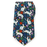 Floral Rabbit Men's Tie - Cufflinks.com - Flyclothing LLC
