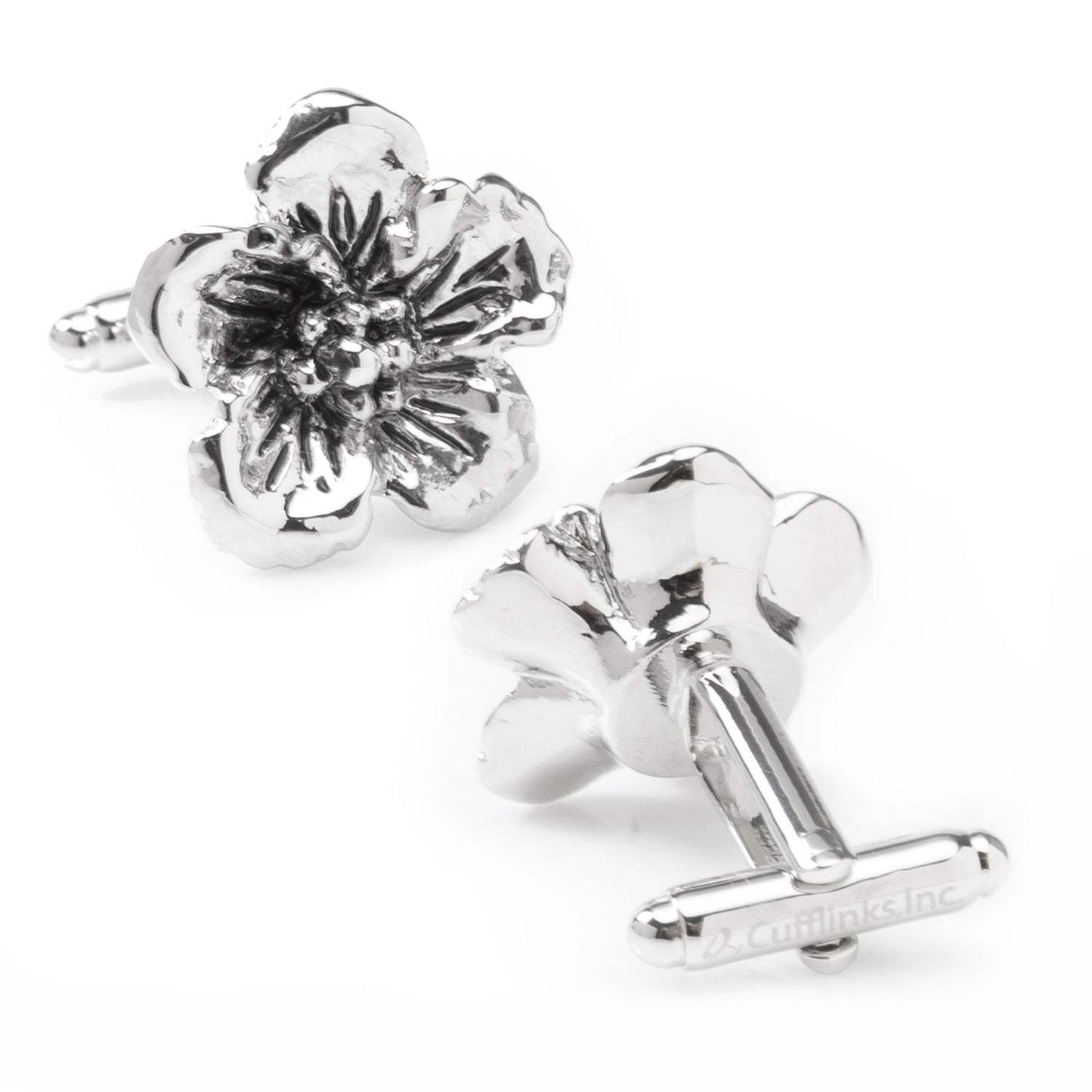 Flower Cufflinks - Cufflinks.com - Flyclothing LLC