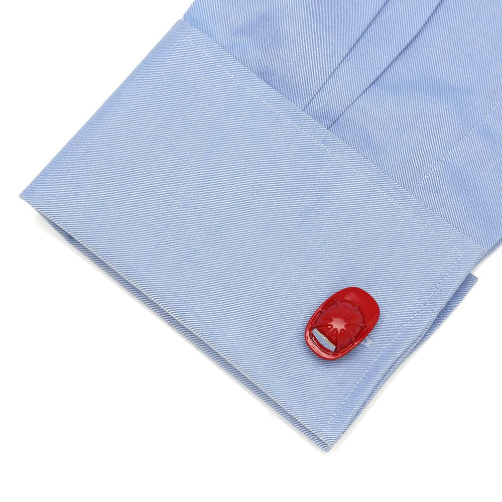 Fireman Hat 3D Cufflinks - Cufflinks.com - Flyclothing LLC