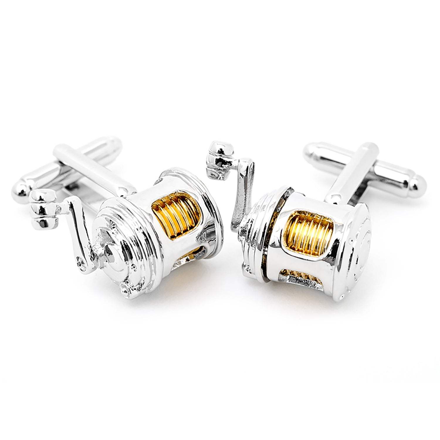 Fishing Reel Cufflinks - Cufflinks.com - Flyclothing LLC