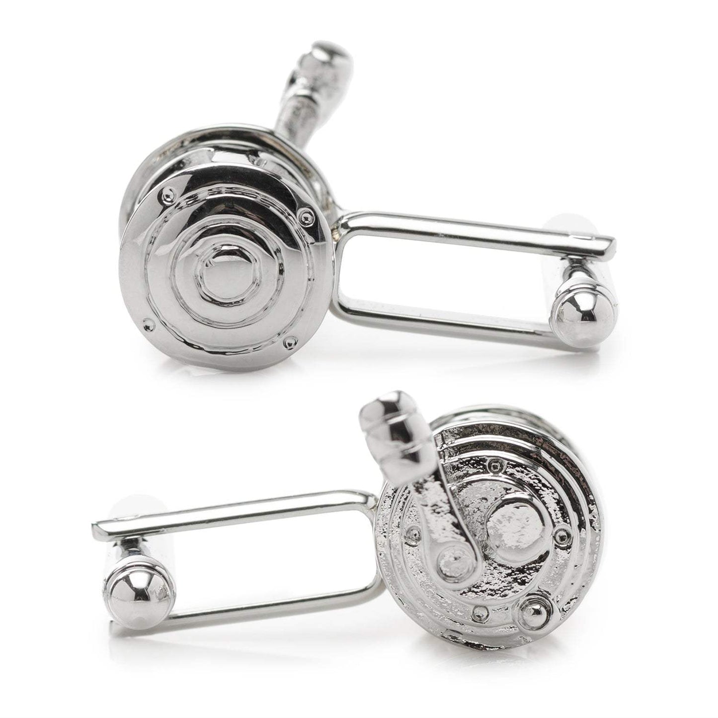 Fishing Reel Cufflinks - Cufflinks.com - Flyclothing LLC
