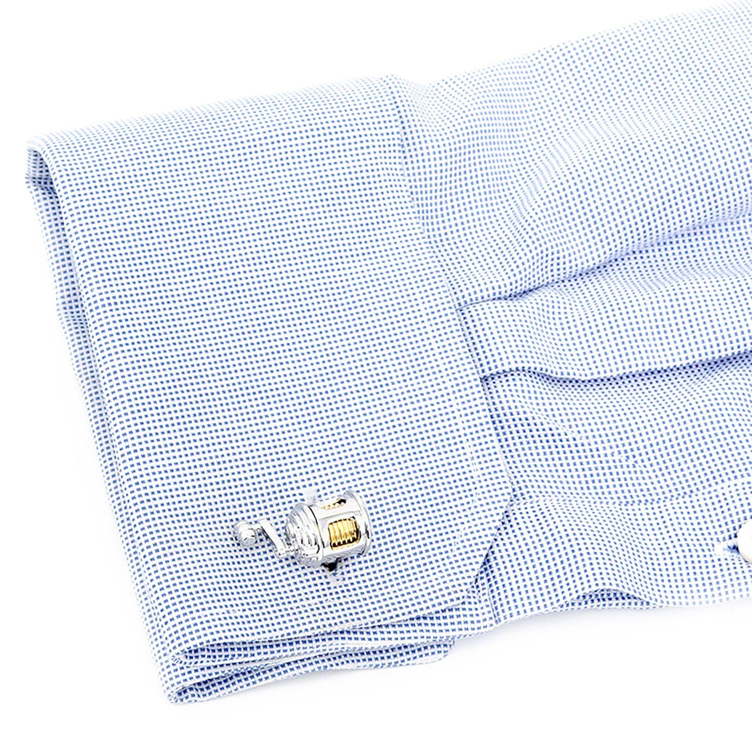 Fishing Reel Cufflinks - Cufflinks.com - Flyclothing LLC