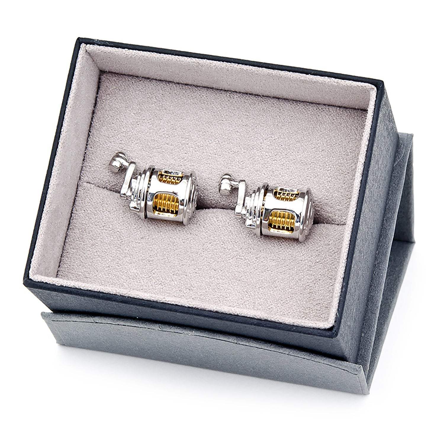 Fishing Reel Cufflinks - Cufflinks.com - Flyclothing LLC
