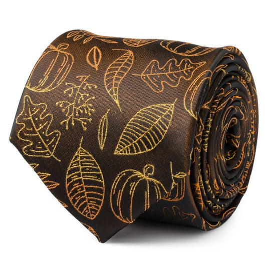 Fall Spice Men's Brown Tie - Cufflinks.com - Flyclothing LLC