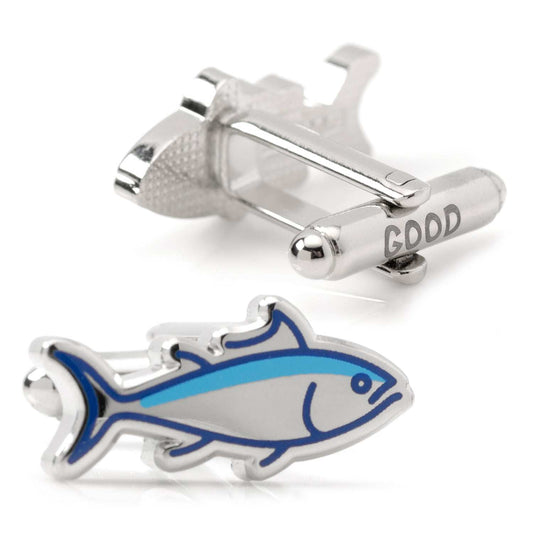 Fishin' Good Catch Cufflinks - Cufflinks.com - Flyclothing LLC