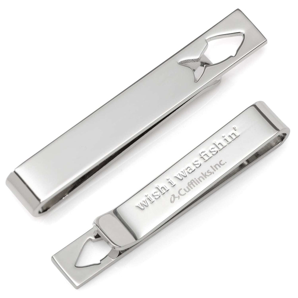Fishing Cut-Out Hidden Message Tie Bar - Cufflinks.com - Flyclothing LLC