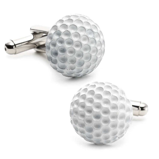 Enamel Golf Ball Cufflinks - Cufflinks.com - Flyclothing LLC