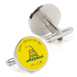 Gadsden Flag Cufflinks - Cufflinks.com - Flyclothing LLC