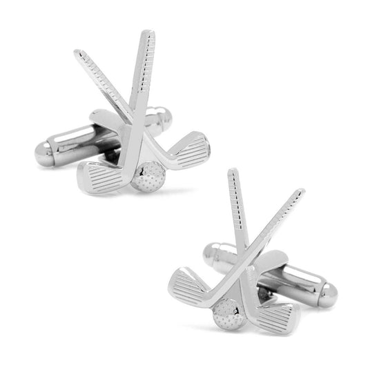 Golf Clubs Cufflinks - Cufflinks.com - Flyclothing LLC