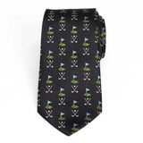 Golf Course Black Silk Men's Tie - Cufflinks.com - Flyclothing LLC