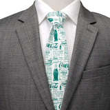 Coca-Cola Green Bottle Men's Tie - Cufflinks.com - Flyclothing LLC