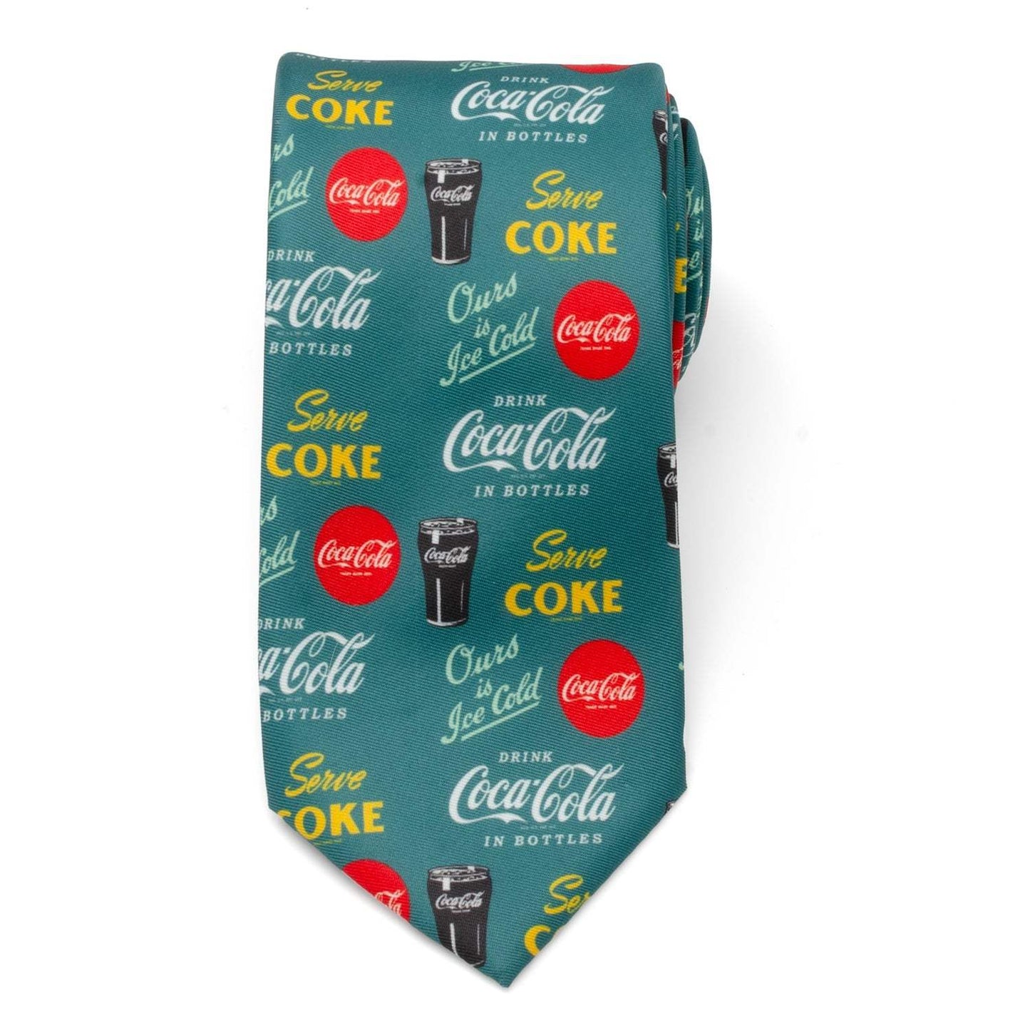 Coca-Cola Green Men's Tie - Cufflinks.com - Flyclothing LLC