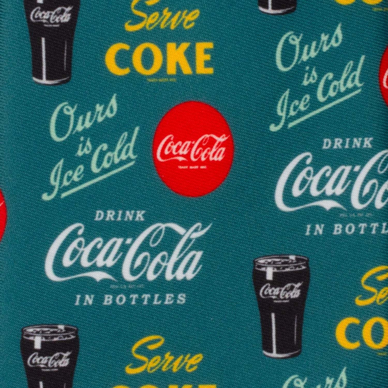 Coca-Cola Green Men's Tie - Cufflinks.com - Flyclothing LLC