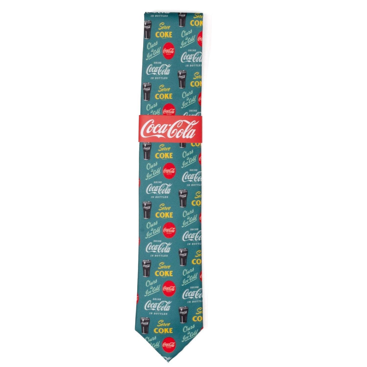 Coca-Cola Green Men's Tie - Cufflinks.com - Flyclothing LLC