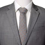 Holiday Pumpkin Herringbone Tie - Cufflinks.com - Flyclothing LLC