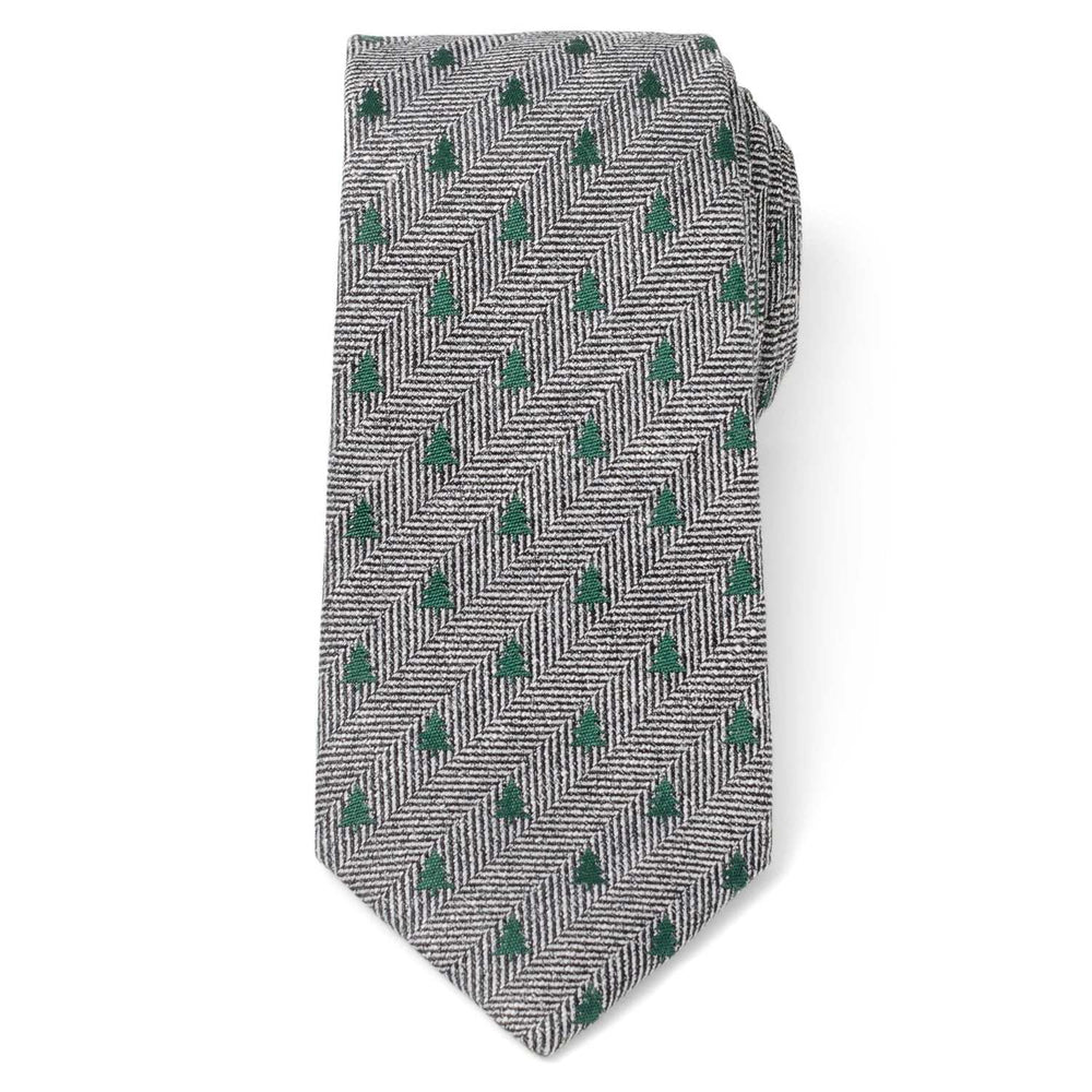Holiday Tree Herringbone Tie - Cufflinks.com - Flyclothing LLC