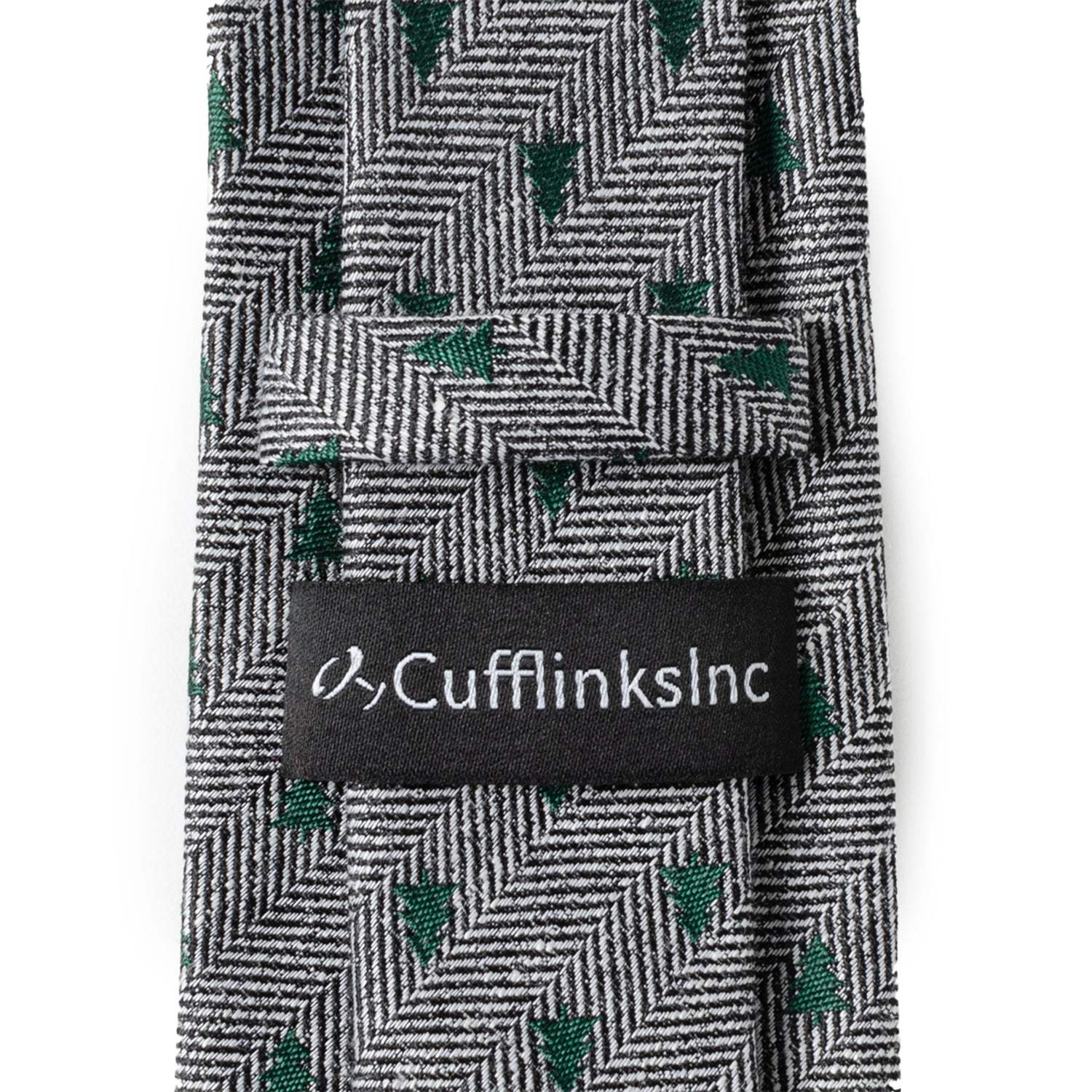 Holiday Tree Herringbone Tie - Cufflinks.com - Flyclothing LLC