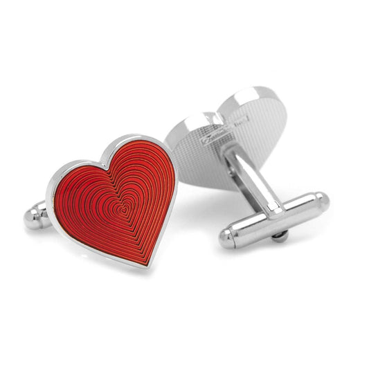 Red Heart Cufflinks - Cufflinks.com - Flyclothing LLC