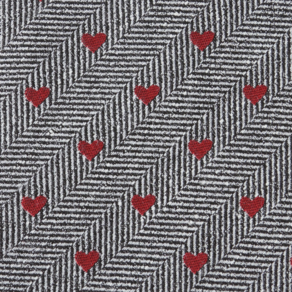 Herringbone Heart Men's Tie - Cufflinks.com - Flyclothing LLC