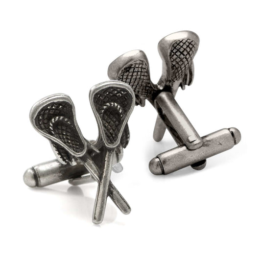 Lacrosse Sticks Cufflinks - Cufflinks.com - Flyclothing LLC