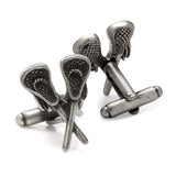 Lacrosse Sticks Cufflinks - Cufflinks.com - Flyclothing LLC