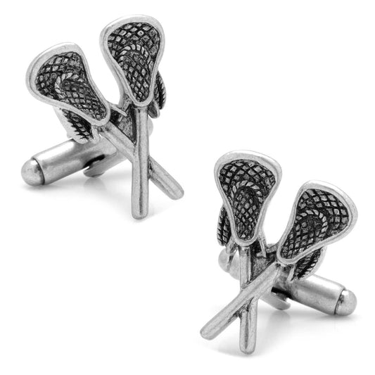 Lacrosse Sticks Cufflinks - Cufflinks.com - Flyclothing LLC