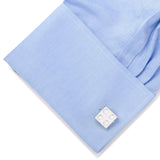 Silver Building Block Cufflinks - Cufflinks.com - Flyclothing LLC