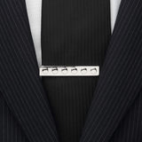 Silver Building Block Tie Bar - Cufflinks.com - Flyclothing LLC