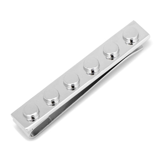 Silver Building Block Tie Bar - Cufflinks.com - Flyclothing LLC